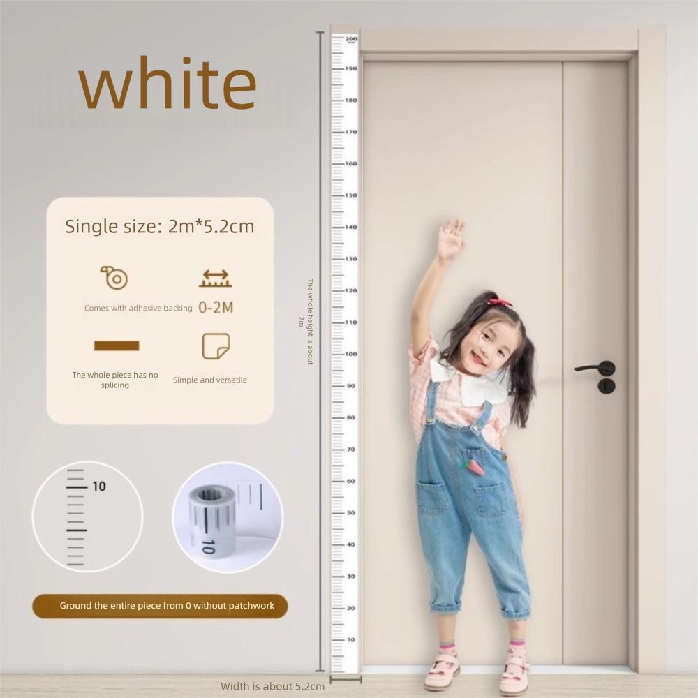 Waterproof Height Measurement Sticker Self-adhesive Growth Chart Sticker  Home Use