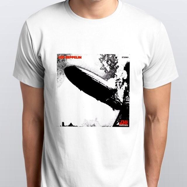 LED ZEPPELIN I T-SHIRT sizes colours Ash Grey, White first album