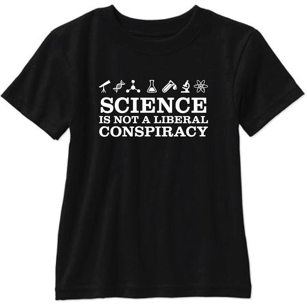 Science Is Not A Liberal Conspriracy Short Sleeve T Shirt Darwin