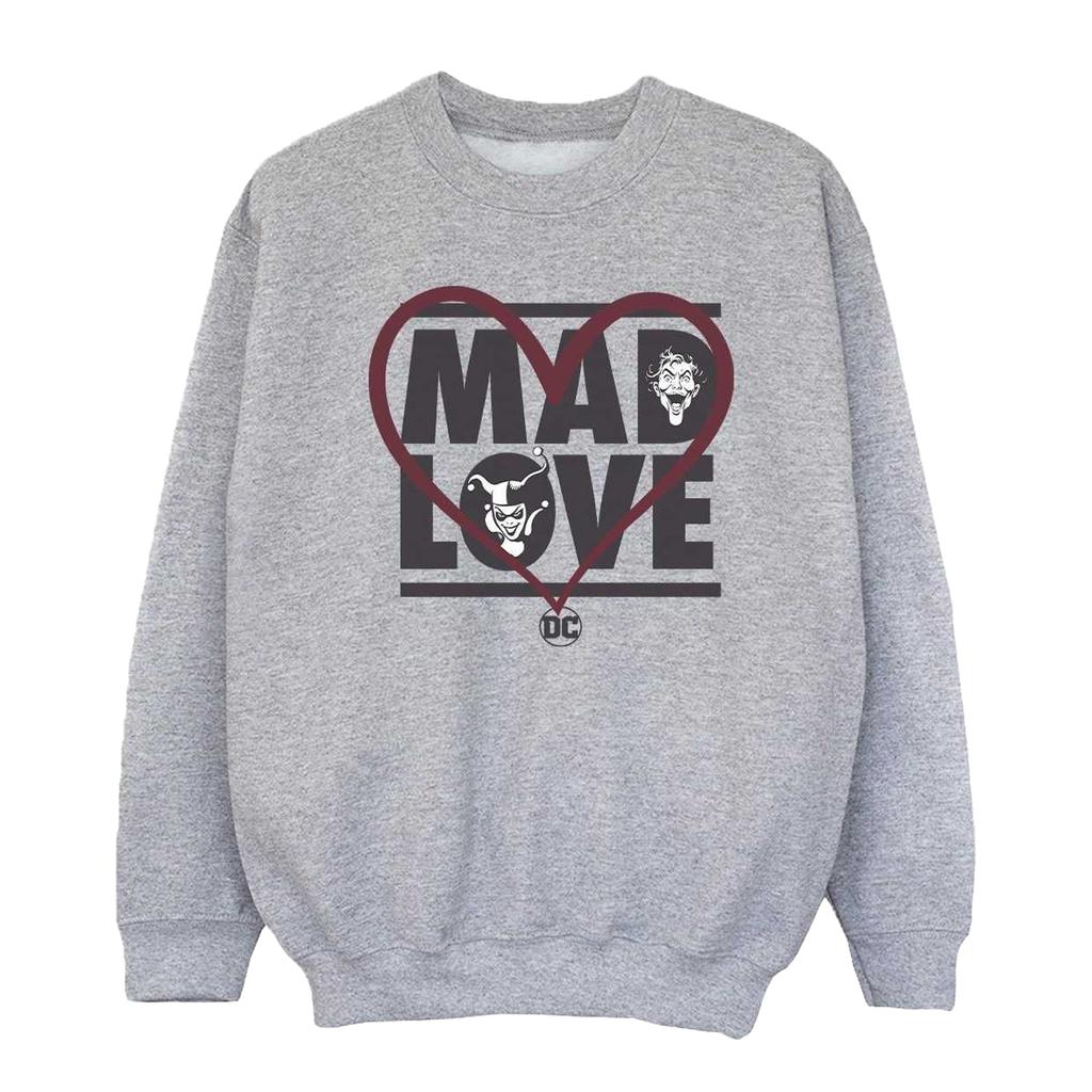 Batman Girls Mad Love The Joker & Harley Quinn Sweatshirt