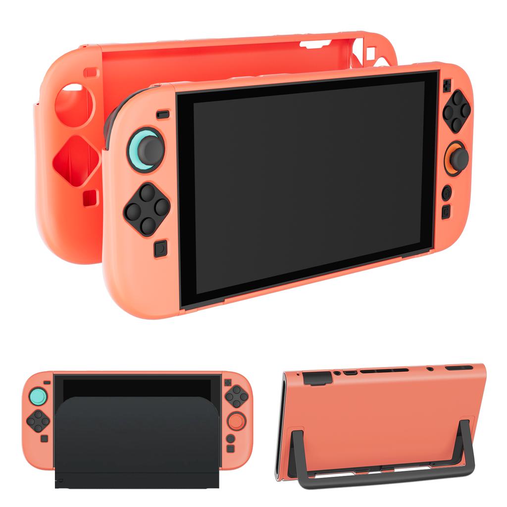 Кристальный чехол для игровой консоли Switch 2, Прозрачный защитный чехол для раздельных ручек консоли, Устойчивый к царапинам и отпечаткам пальцев