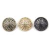 10PCS Carved Golden Hollow Buttons Clothing Handmade Sewing DIY Fashion European Decorative
