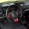  Панель декоративных наклеек на руль автомобиля из АБС-пластика для Suzuki Jimny 2019, аксессуары для интерьера, серебристый, с принтом из углеродного волокна
