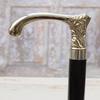 93.98 Cm Walking Stick Dark and Silver Elegant and Solid Cane Gift for Grandfather, Father Gift Idea