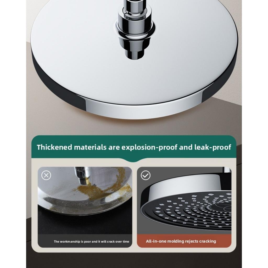 Верхний распылитель, душевая лейка с большим объемом воды под давлением, душевая лейка с одной головкой под давлением для душа, бытовая душевая лейка