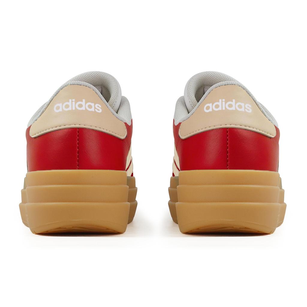adidas VL Court Bold Hawthorn Устойчивые к истиранию Нескользящие Низкие Кеды для Скейтборда Женские Красные IH3083(Команда529-)