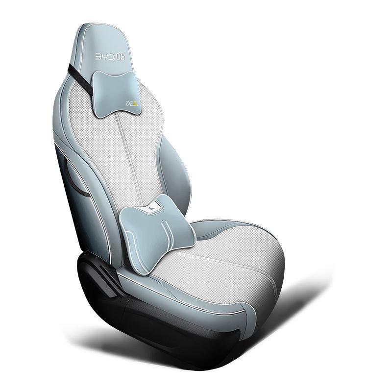 BYD Destroyer 05 Car Seat Cushion - Four Seasons, Full Surround, Five-Seat, Cartoon Design, Fits 22 Models