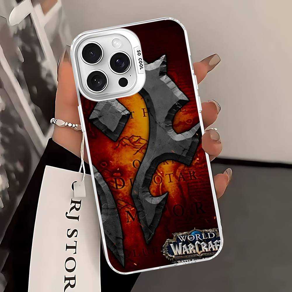 Web Game W-WarcraftS Phone Case For IPhone 16 15 14 13 12 11 Pro Max 17 Plus Colorful Cover