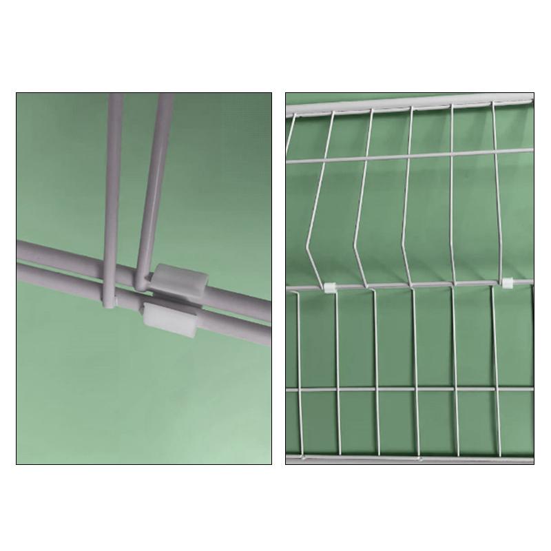 100Pcs Y-Shaped Plastic Connectors - Diy Wire Mesh Fastening Clips For Pet Cage Linking - Shelf Clips