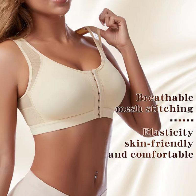 Корректор осанки с застежкой спереди, бюстгальтер с подтяжкой, женское нижнее белье с эффектом пуш-ап, перекрещенным сзади, противоударное спортивное нижнее белье, жилет для фитнеса, бюстгальтеры S-5XL