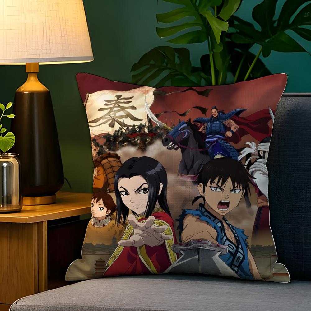 Comic Cartoon Kingdom KKingudamu Pillow Case Natural Linen Pillow Case DoubleSided Decor Sofa Pillowcase Home Decor