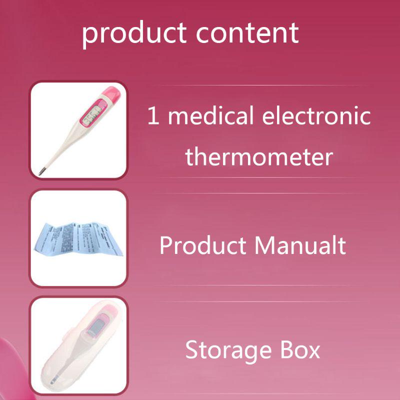 Female Ovulation Digital Thermometer LCD Basal Measuring Temperature Measurement Easy Read