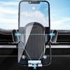 Автомобильный держатель для телефона 360° вращающийся, крепление на вентиляционное отверстие, металлический зажим-крючок для телефона, держатель для мобильного телефона 4,7-7 дюймов