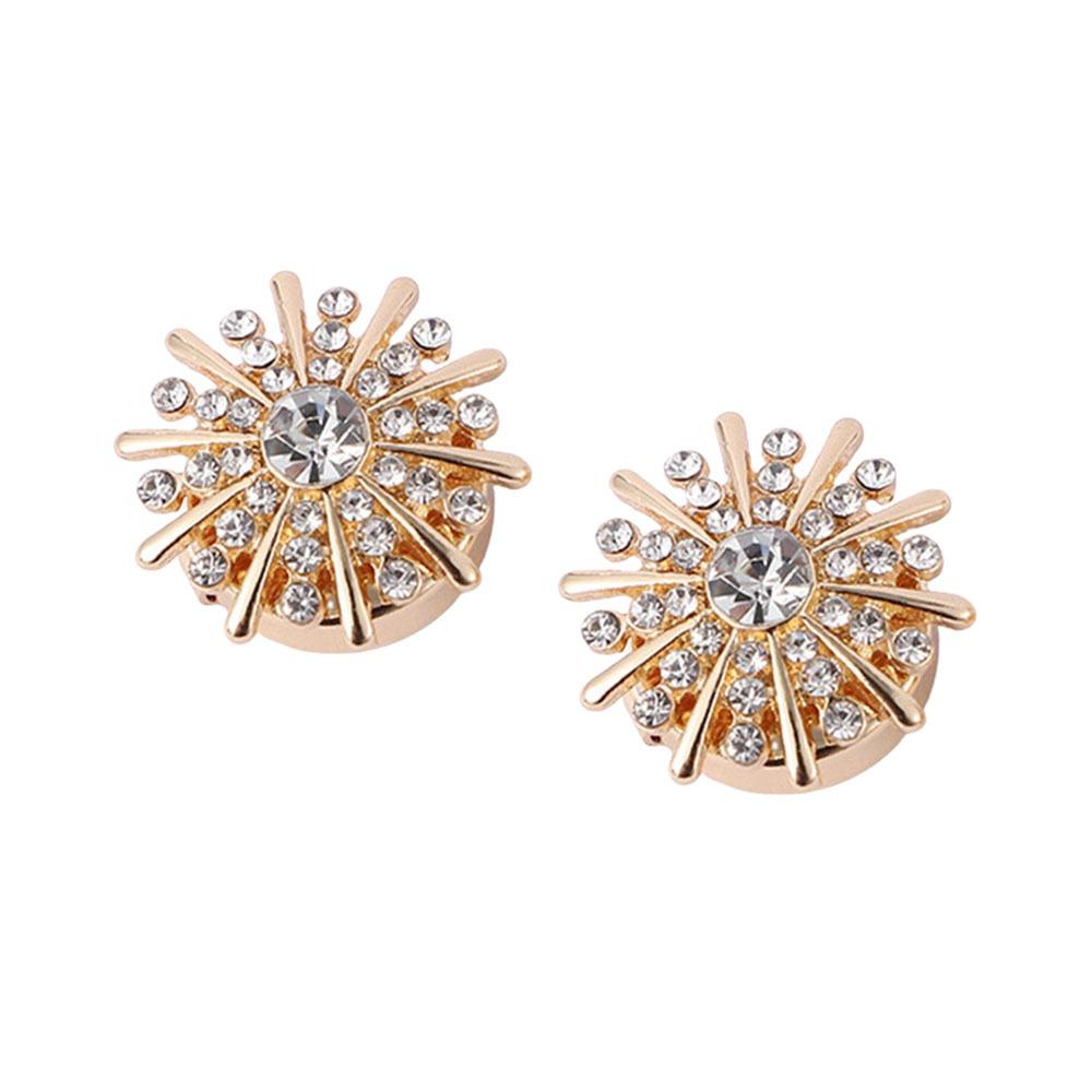 Стразы Жемчуг Цветок Пуговицы-накладки DIY Аксессуары Цветок Запонки для Мужчин Женщин Одежда