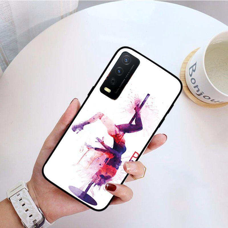 Pole Dance Dancing Girl Phone Cover For Vivo Y31 Y30 Y33S Y11S Y12S Y17 Y20 Y20S Y21 Y21S Y1S Y53S Y15 Y19 Y91C V23 Case Coque