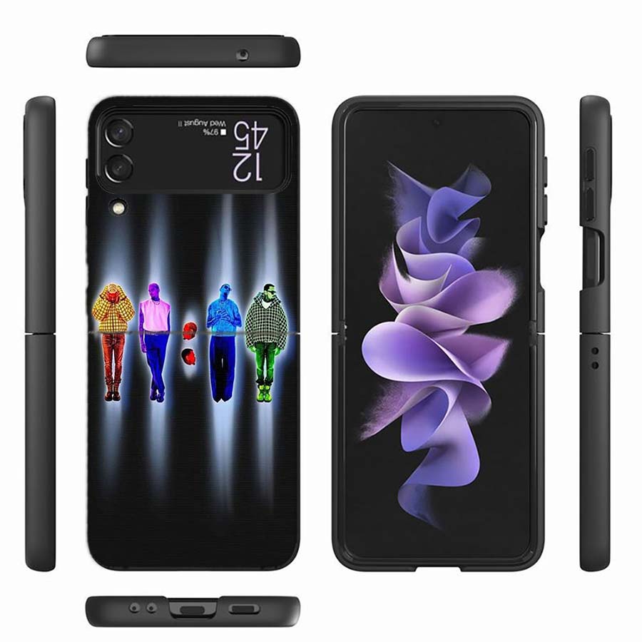 Чехол для телефона Chris Brown Американский рэпер Для Samsung Z Flip 7 6 Z Flip 5 5G Galaxy Z Flip 3 4 5G Ударопрочный Жесткий чехол TPU PC Coq