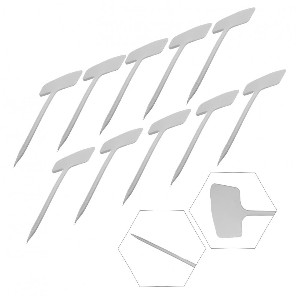 Маркеры для растений Пустые этикетки Колышки Теги Идентификатор Почвенный бордюр Горшок Т-образный сад