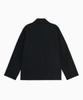 OHESHIO Vintage Floral Half Coat, Black