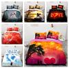 3D Love Bedding Set Couple Pattern Quilt Cover Pillow Case Suitable for Romantic Home Decoration In Couple Rooms