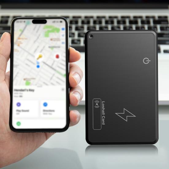 Беспроводная зарядка, кошелек, трекер, карта, ультратонкий дизайн, портативный Bluetooth-совместимый GPS-локатор, водонепроницаемый поиск тонких предметов