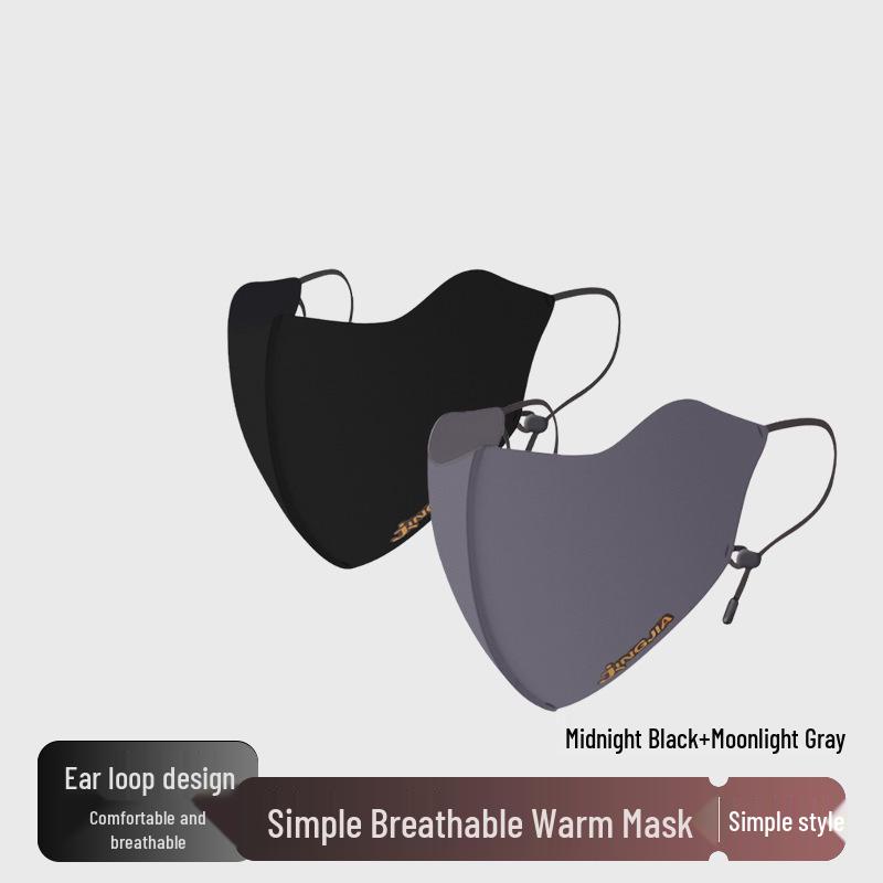 Winter 2025 Women's 3D Curved Breathable Warm Mask with Eye Protection