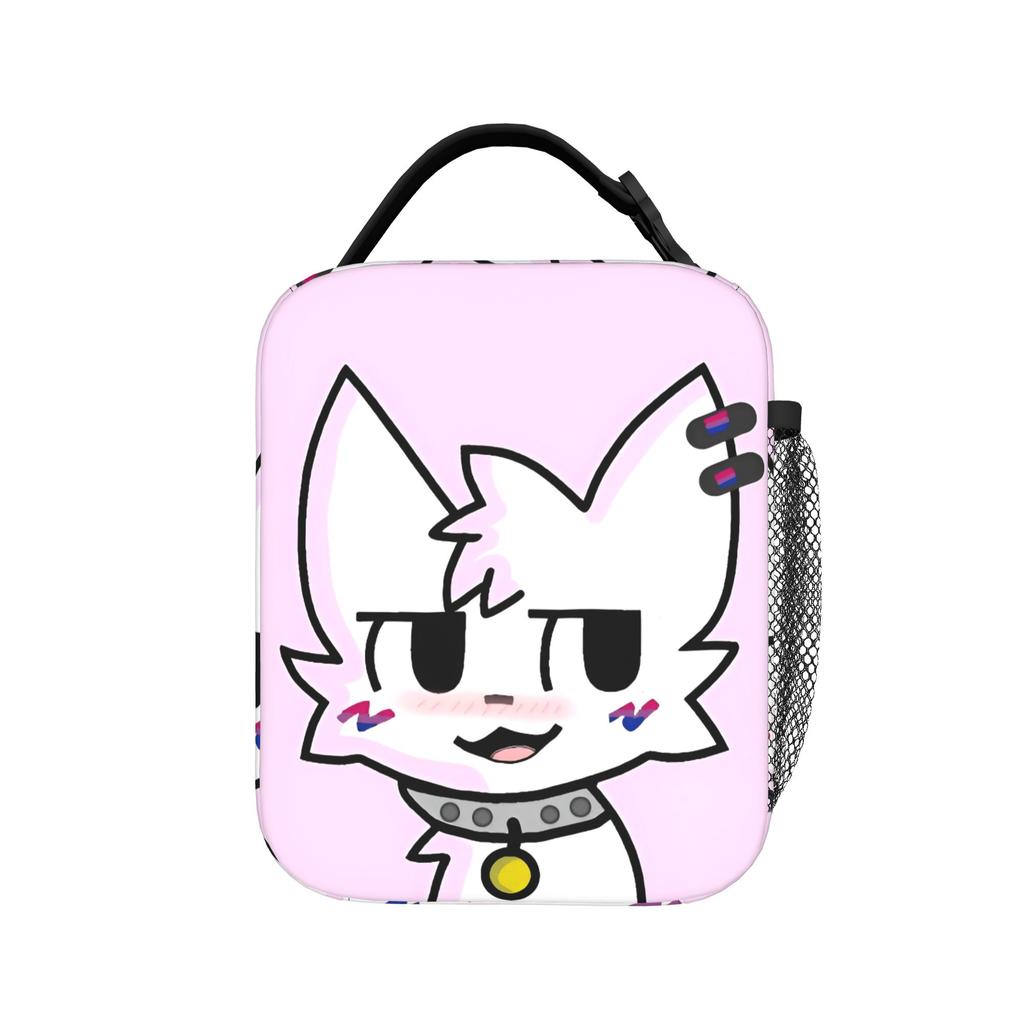 Boykisser Insulated Lunch Bags Cooler Bag Reusable,Meal Container Cat Large Tote Lunch Box Men Women Office Outdoor
