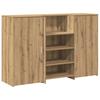 Reception Desk Artisan Oak 155 x 50 x 103.5 cm Engineered Wood