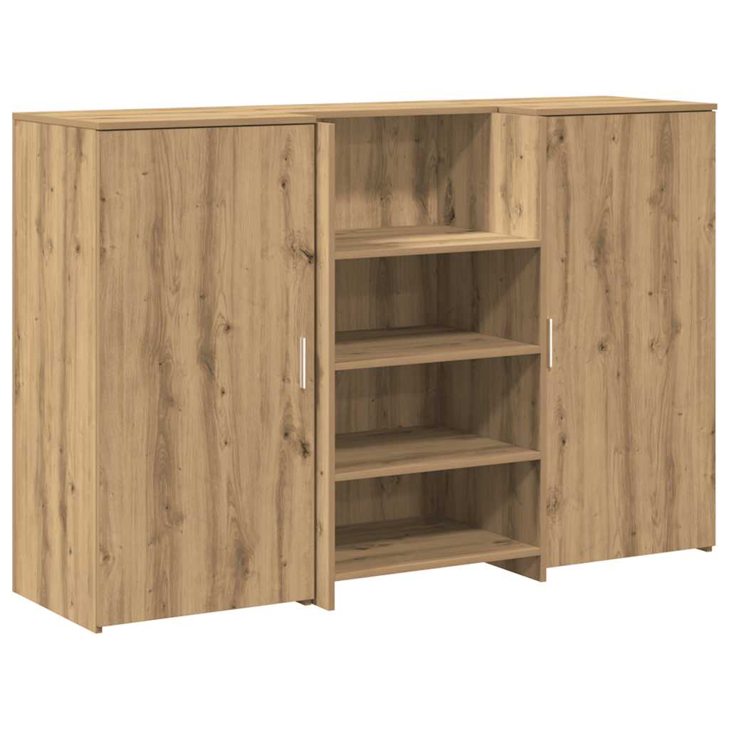 Reception Desk Artisan Oak 155 x 50 x 103.5 cm Engineered Wood