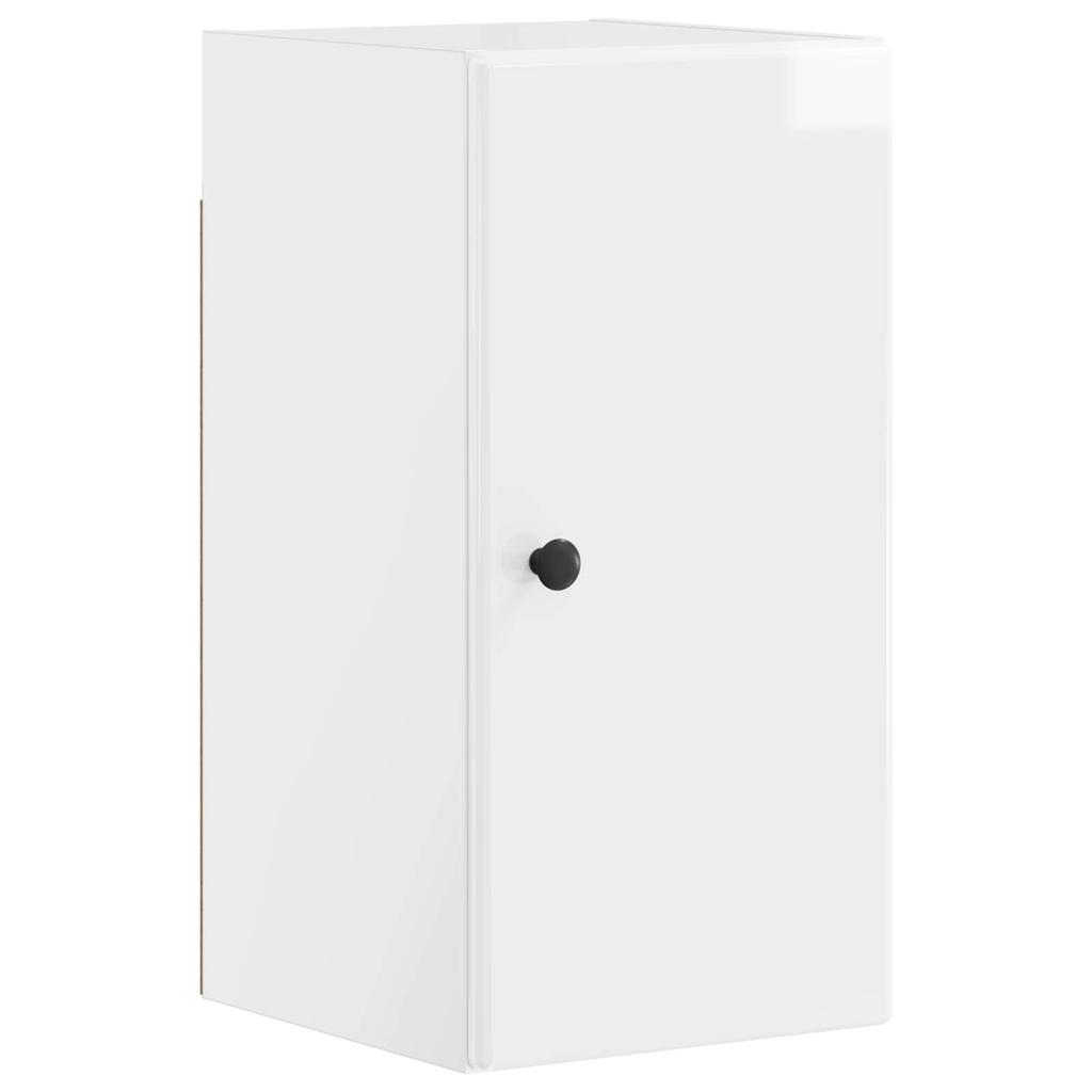3 Piece Bathroom Cabinet System BREDA High Gloss White