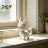 3D-печатная статуэтка Ци Линя, традиционная китайская мифическая фигурка зверя, фигурка на удачу, богатство и благословения для рабочего стола, фэн-шуй орнамент