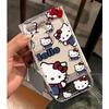 3D Bow Hello Kitty Transparent Case For Xiaomi Redmi Note 15 Pro 15C 5G 14C Note 14 13 12 Pro Plus 13C 5G 4G Thin Phone Casing
