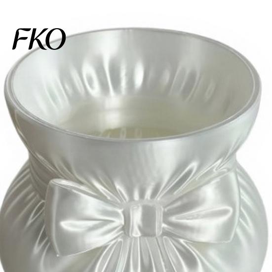 Jewelry Storage Container Silk Drawstring Vase, 3D Printed Pen Holder, Makeup Brush Mini Vase Round Tube With Lid And Organizer for Small Items, Satin