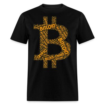 Футболка Bitcoin Crypto Revolution Криптовалюта BTC Блокчейн Футболка Размер S-6XL