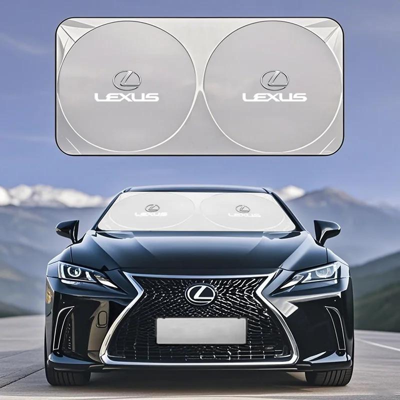 Car Windshield Sun Shade Visor UV Protection Shield For Lexus F SPORT ES RX NX LS UX LM LX GX LC RZ IS CT GS RC HS SC TX LBX KQ7