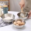 Двухслойная металлическая суповая и рисовая миска золотого/серебряного цвета с защитой от ожогов