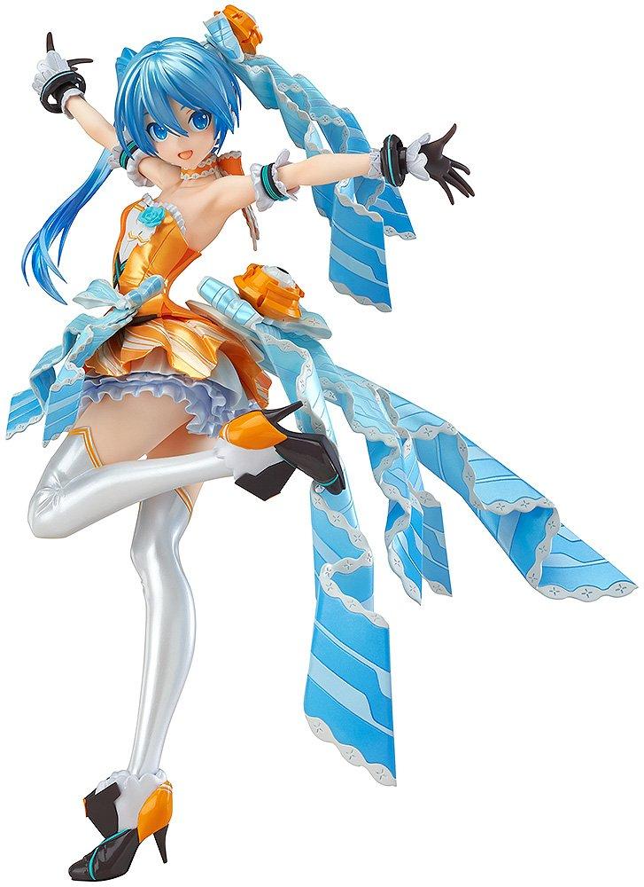 Hatsune Miku Project DIVA 2nd Hatsune Miku Апельсиновый Цвет Масштаб ABS ПВХ Окрашенная Полная Фигурка - - Вер. 1/7 и