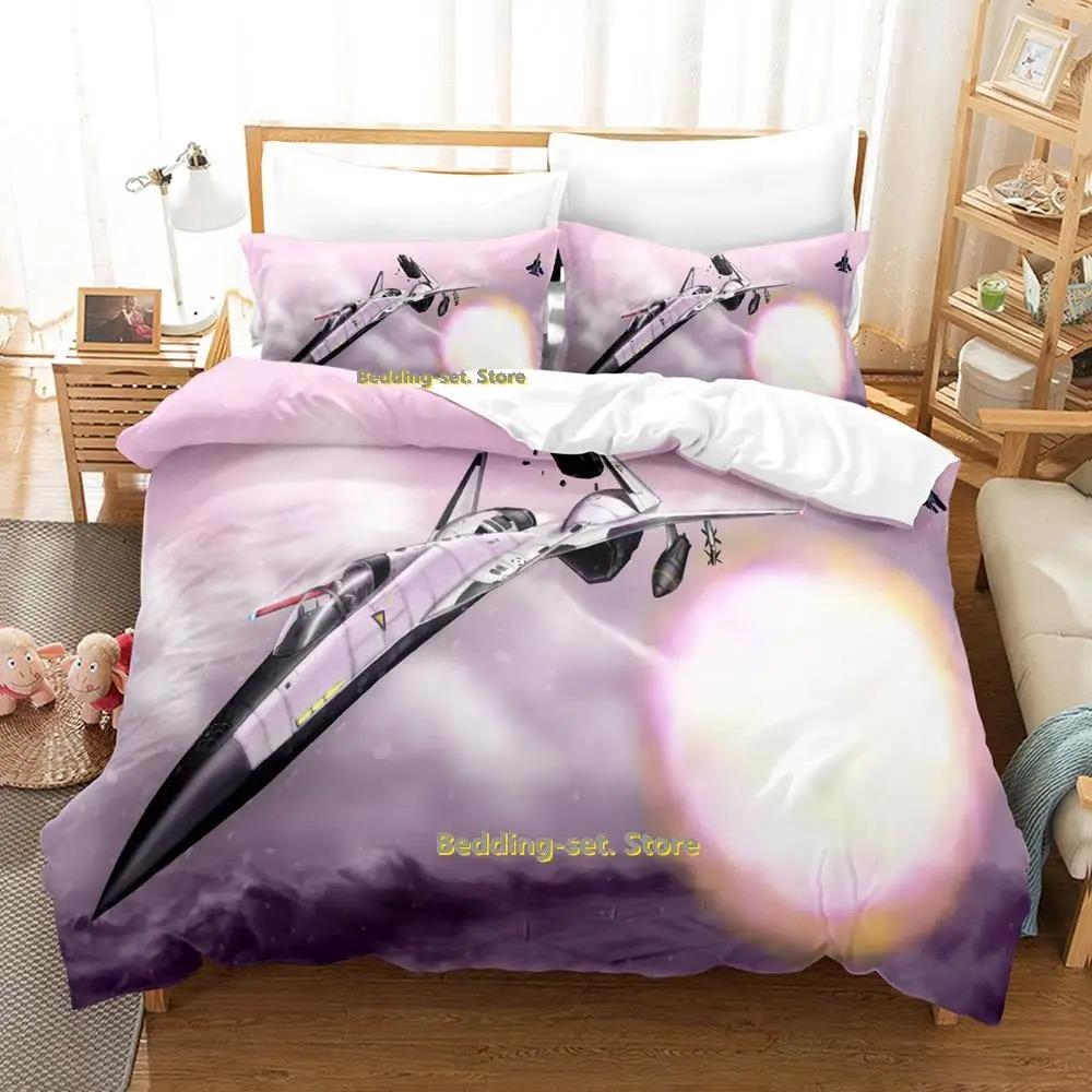 Game Ace Combat Bedding Set Single Twin Full Queen King Size Bed Set Adult Kid Bedroom Duvetcover Sets Camas Dormitorio