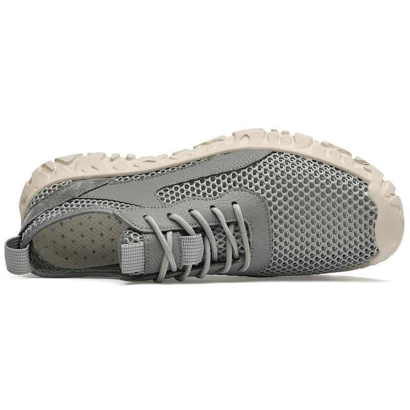 Летняя мужская повседневная обувь с дышащей сеткой, мужские лоферы, уличная прогулочная обувь, мокасины, мужская обувь