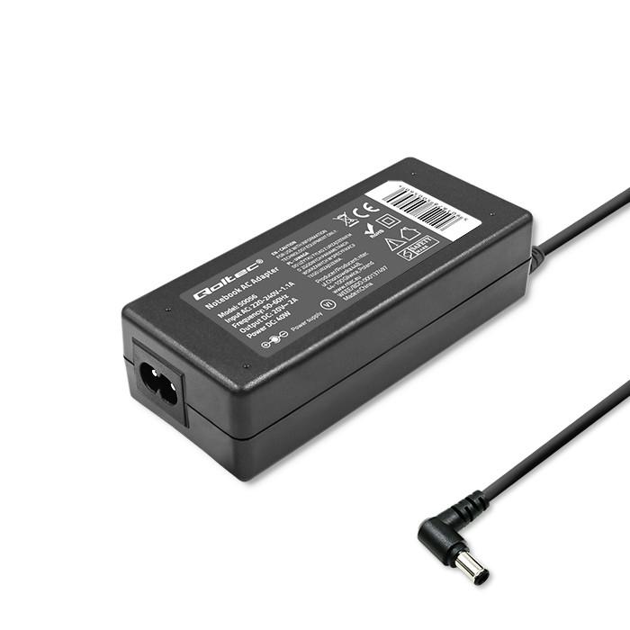 Qoltec Блок питания для ноутбука Lenovo 40 Вт | 20 В | 2 А | 5.5*2.5 | +кабель питания