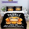 3pcs Psyduck Bedding Set. Soft and Comfortable with No Core Included (1x Duvet Cover + 2x Pillow Covers) yy251031013
