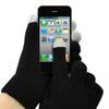 Pair of Black Tactile Gloves for Smartphone Screen