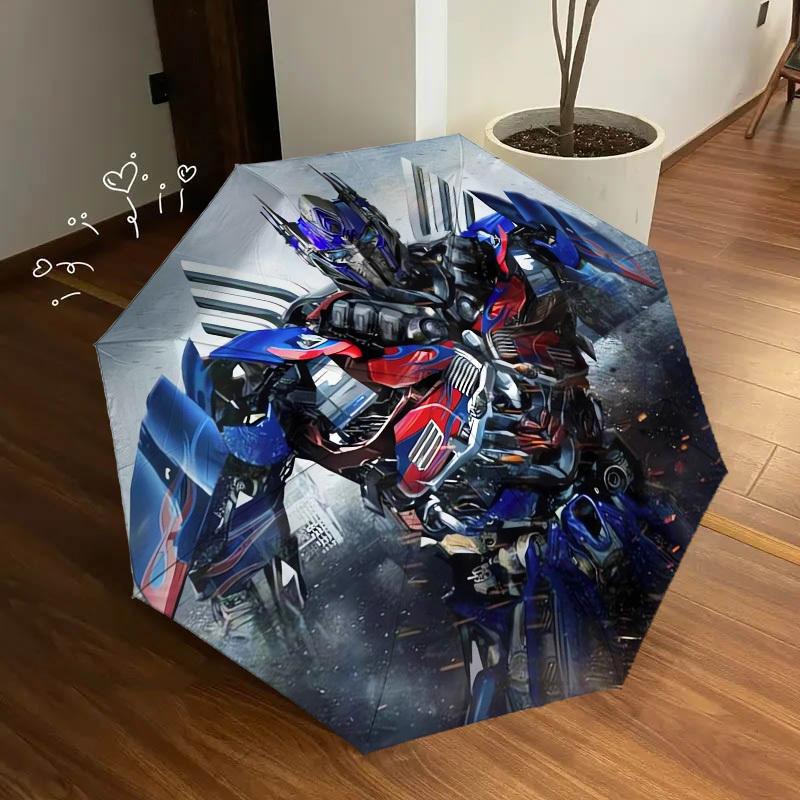 1pc Transformers Optimus Prime Themed High-quality Umbrella,Automatic Opening and Closing Umbrella,Multi-functional Umbrella G0811178