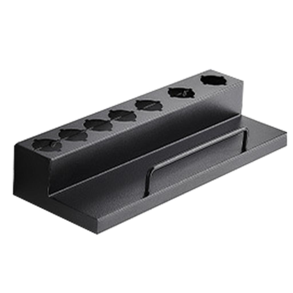 Wall-Mounted Bracket For Curling Wand/Hair Dryer Storage Rack Stand Multifunctional Large Shelf Hair Styling Tool Holder