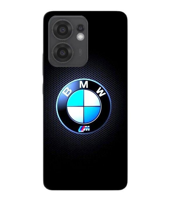 Coque Maniacase Pour Oppo Reno 13F Bmw Logo M lumineux carbone