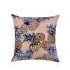 Tropical Fruit Painted Pineapple Linen Pillow Pillow Case Casual Comfortable Car Sofa Office Cushion Cover