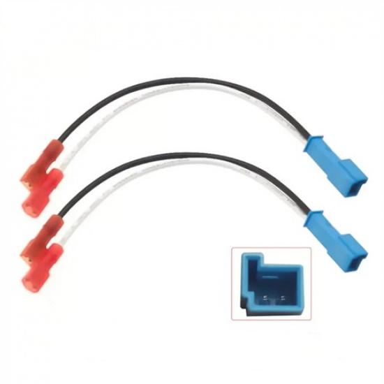 2pcs Car Speaker Wire Harness Adapter Connection Plug Fit for BMW 1 3 5 7 Series