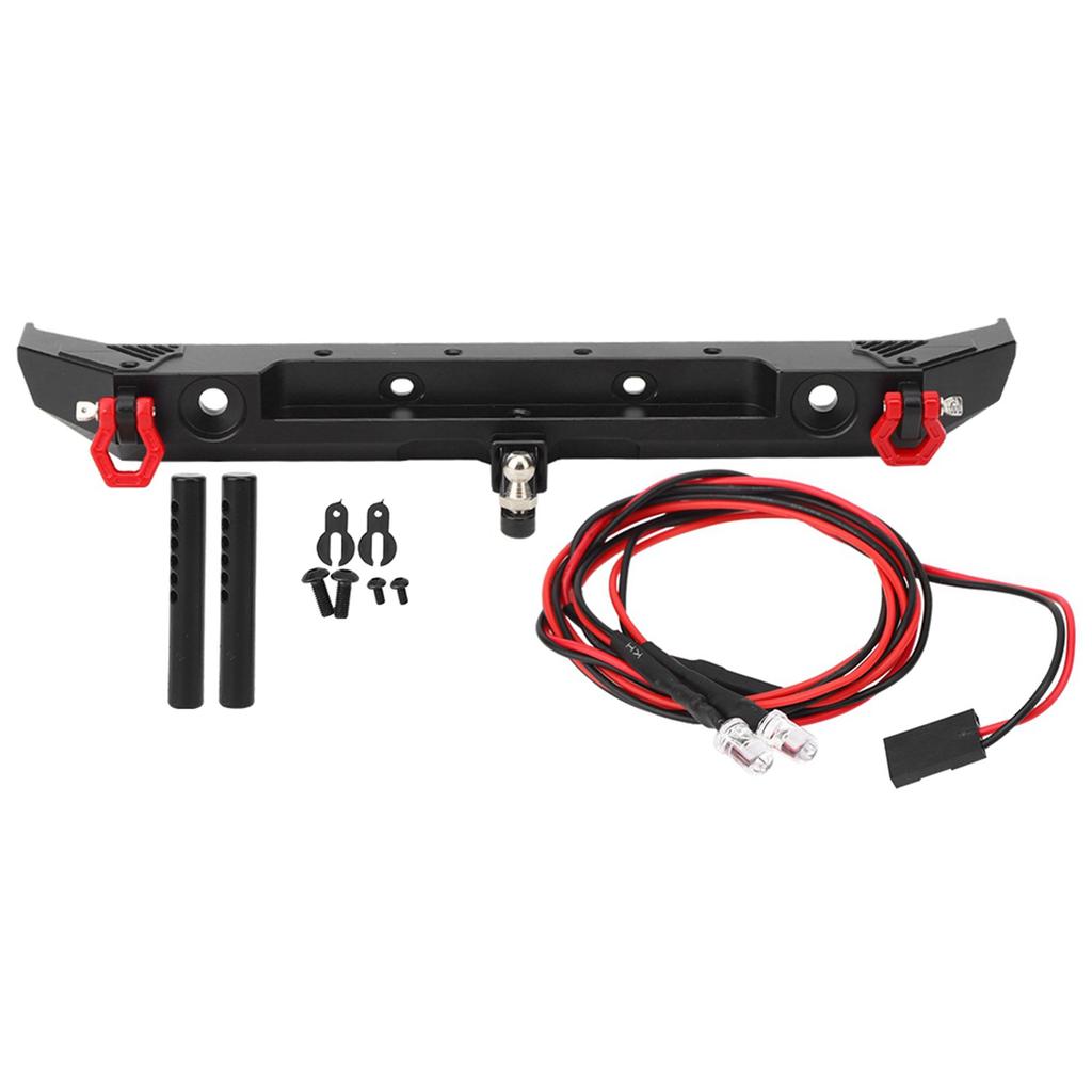 Металлический задний бампер с D-образными кольцами, подходит для модели автомобиля Axial SCX10 III AXI03007 110 RC