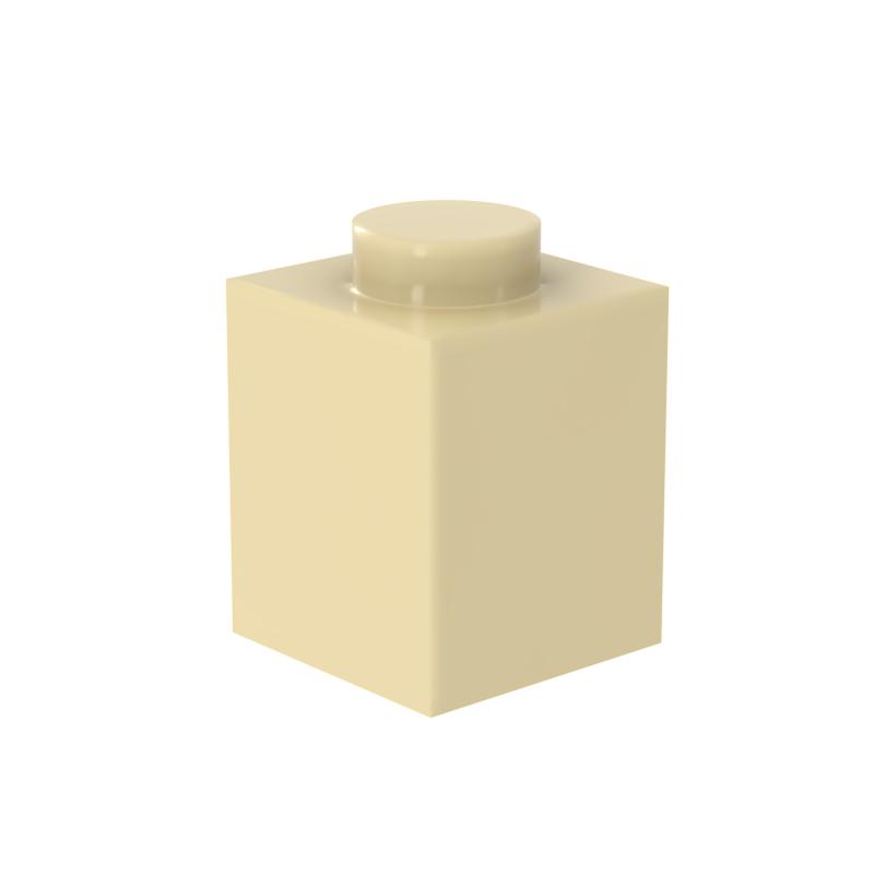 [FunBrick] 20 ШТ. Классические Строительные Блоки для DIY Толстые Фигурки Кирпичики 1x1 Точки Образовательные Креативные Совместимые с 3005 Пластик К
