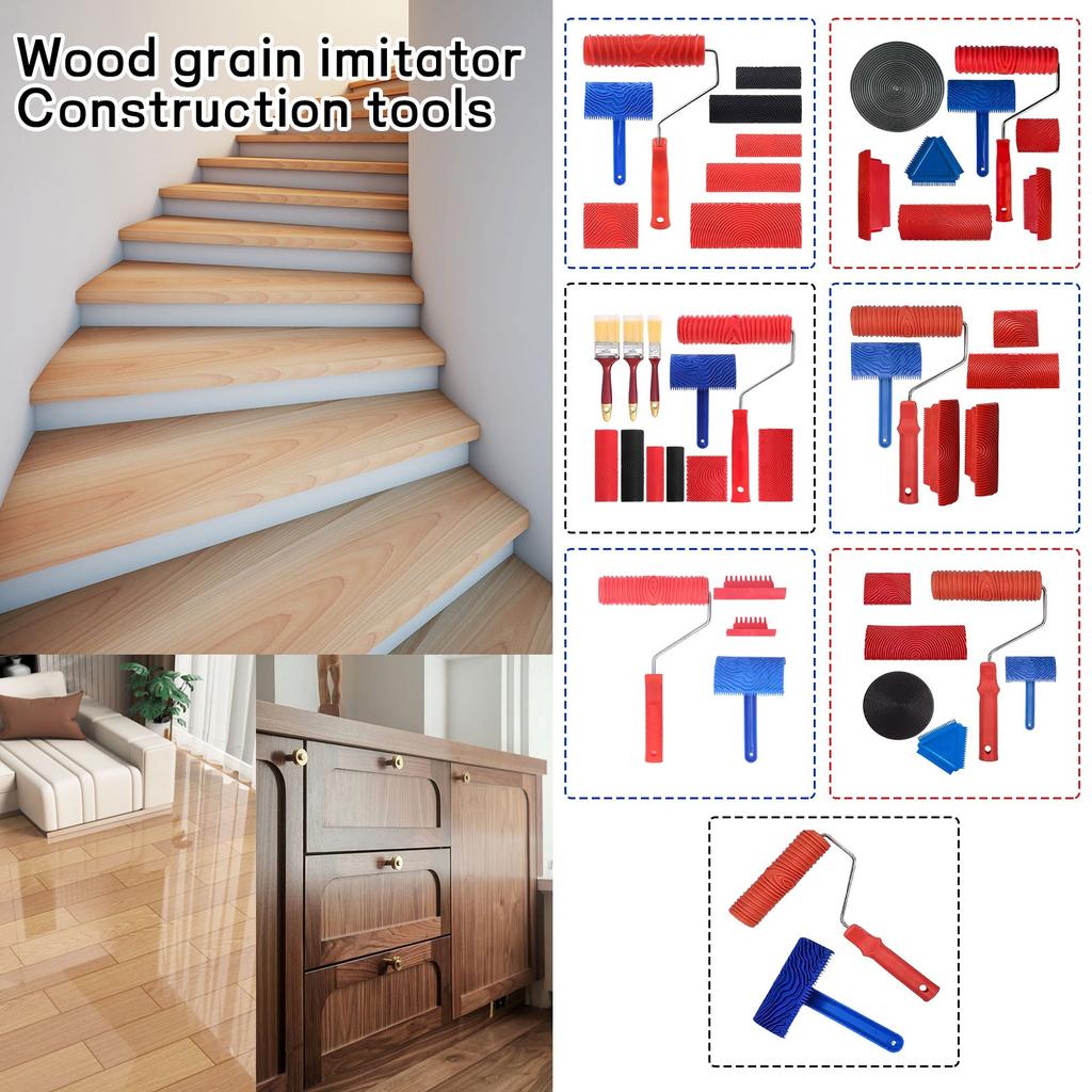 Wood Grainer Imitation Wood Grain Construction Tools Art Paint Tool Set