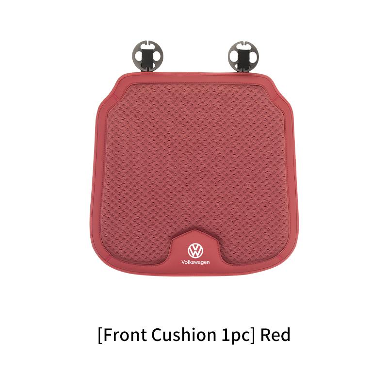 RUN1 Car Seat Ice Silk Cushion Seasonal Breathable Non-Slip Cool Pad For Volkswagen VW Passat Golf 4 5 6 Tiguan Polo Scirocco Jetta